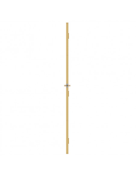 Porta Interni Sottile Oro 76x201,5cm Vetro Temperato Alluminio