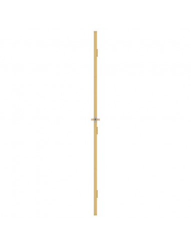 Porta Interni Sottile Oro 102,5x201,5 Vetro Temperato Alluminio