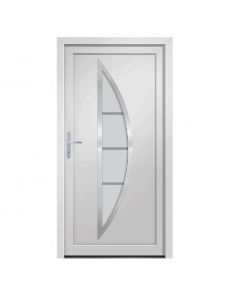 Porta Ingresso Bianca 98x190 cm in PVC