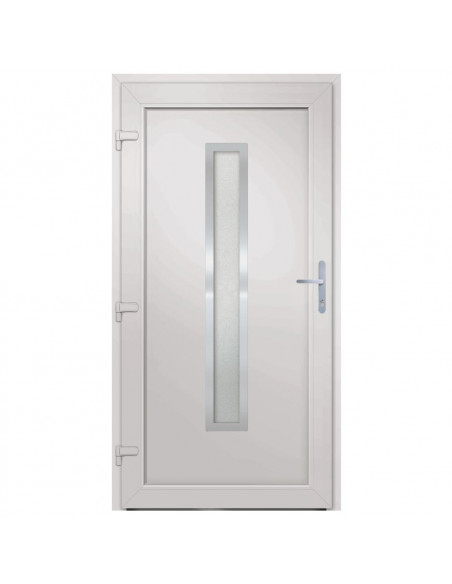 Porta Ingresso Antracite 88x200 cm in PVC