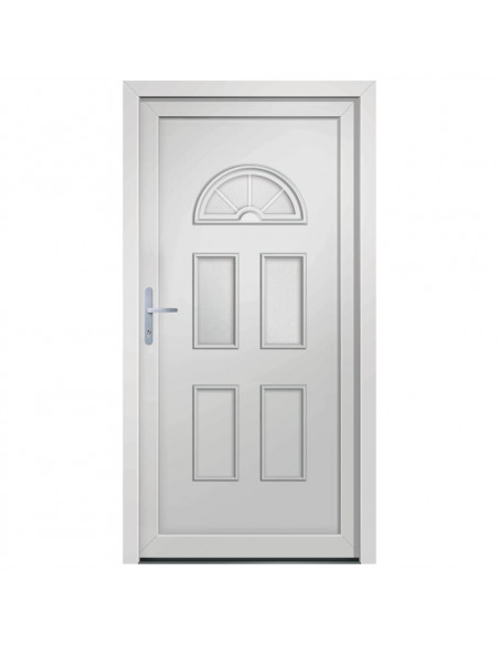Porta Ingresso Bianca 88x208 cm in PVC