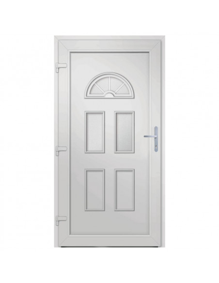 Porta Ingresso Bianca 88x208 cm in PVC