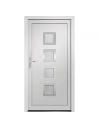 Porta Ingresso Bianca 108x200 cm in PVC