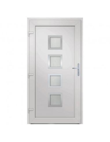 Porta Ingresso Bianca 108x200 cm in PVC