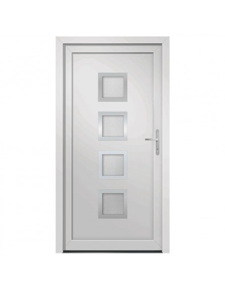 Porta Ingresso Bianca 88x200 cm in PVC