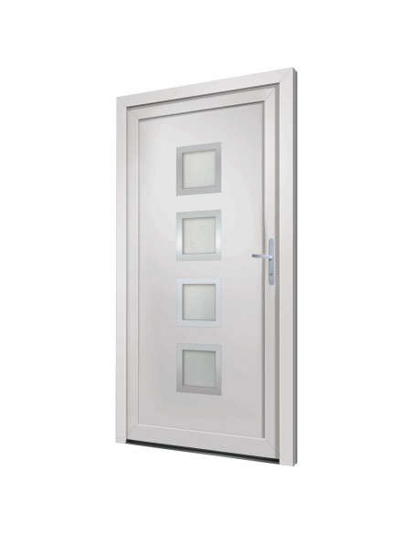 Porta Ingresso Bianca 88x200 cm in PVC