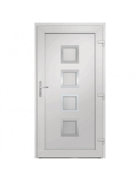 Porta Ingresso Bianca 88x200 cm in PVC