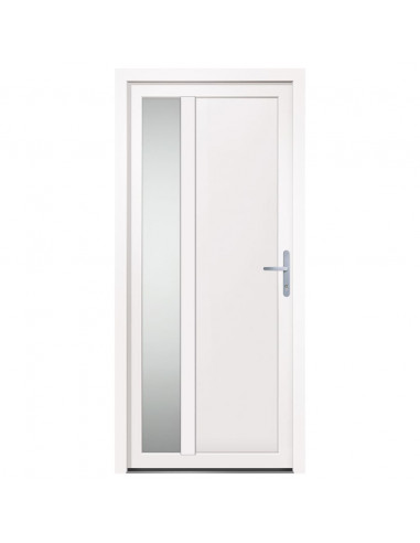 Porta Ingresso Bianca 98x208 cm in PVC