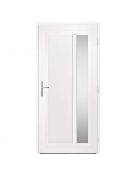 Porta Ingresso Bianca 98x208 cm in PVC