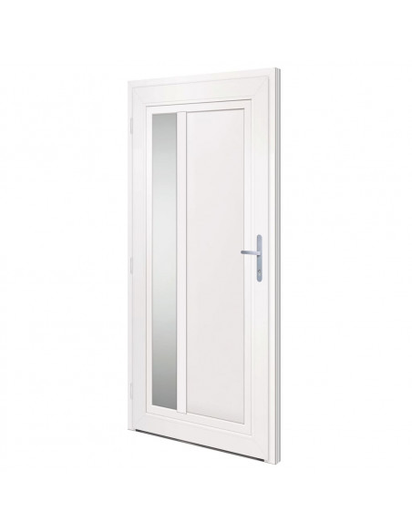 Porta Ingresso Antracite 98x200 cm in PVC