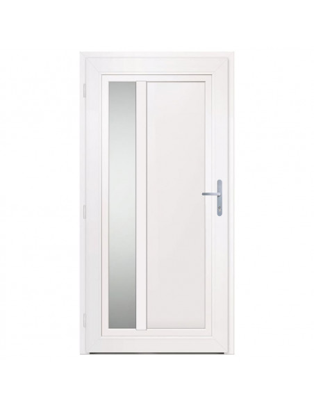 Porta Ingresso Antracite 108x208 cm in PVC