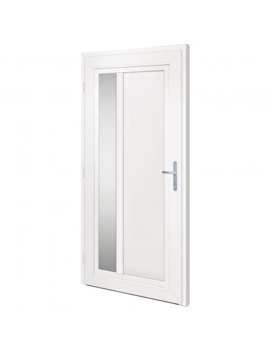 Porta Ingresso Antracite 108x208 cm in PVC