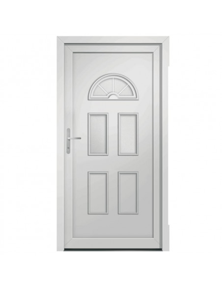 Porta Ingresso Bianca 98x198 cm in PVC
