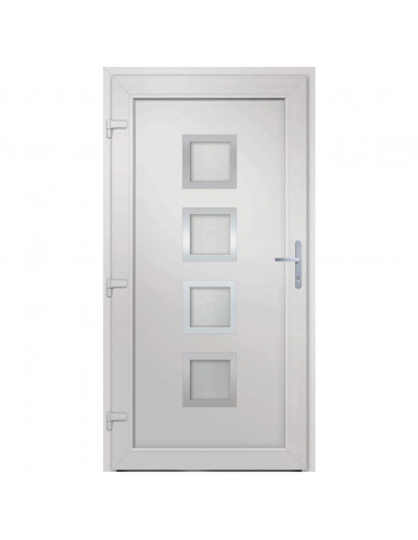 Porta Ingresso Bianca 108x208 cm in PVC