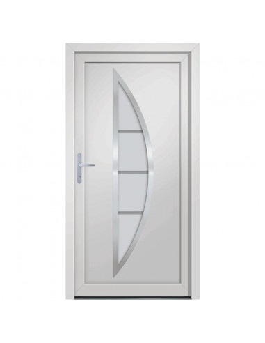 Porta Ingresso Bianca 98x200 cm in PVC