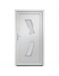 Porta Ingresso Bianca 108x200 cm in PVC 2