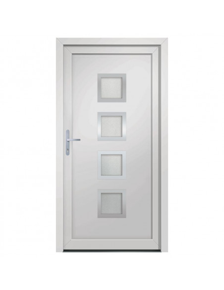 Porta Ingresso Bianca 88x200 cm in PVC