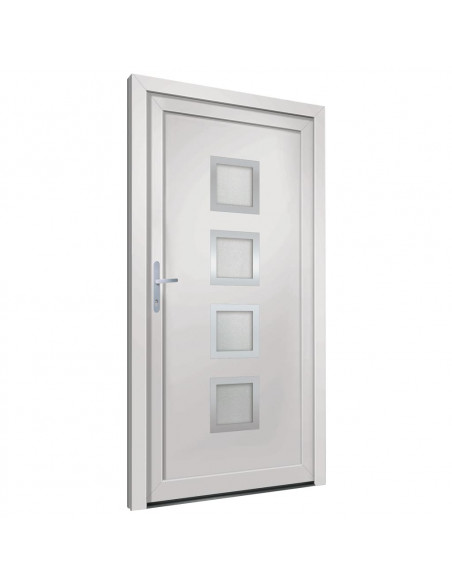 Porta Ingresso Bianca 88x200 cm in PVC