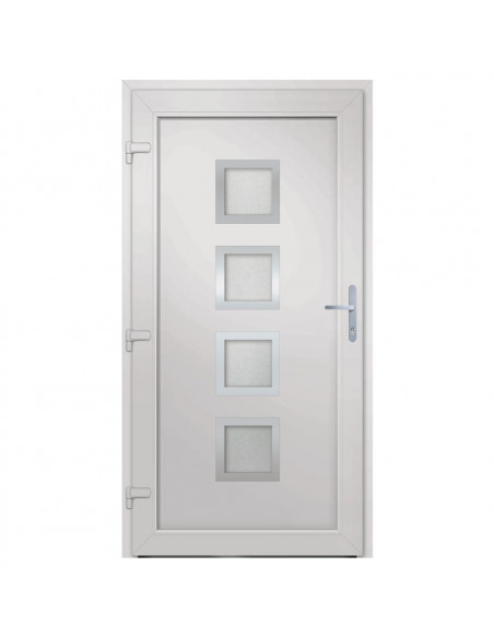 Porta Ingresso Bianca 88x200 cm in PVC