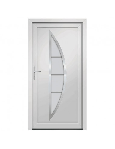 Porta Ingresso Bianca 88x200 cm in PVC