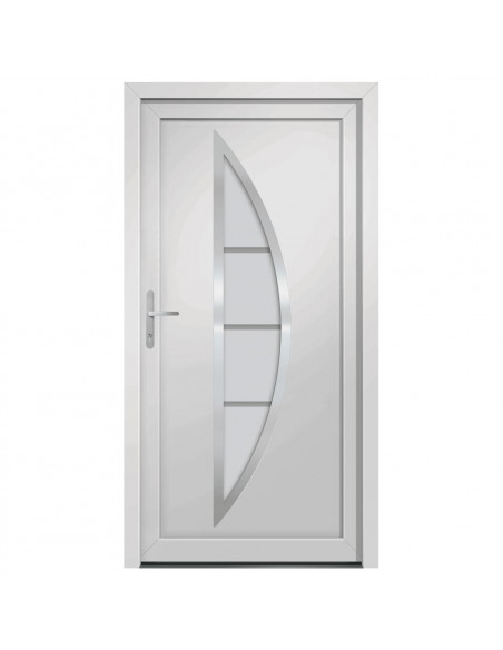 Porta Ingresso Bianca 88x200 cm in PVC