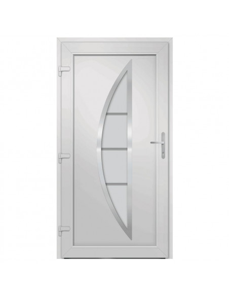 Porta Ingresso Bianca 88x200 cm in PVC