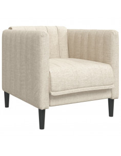 Poltrona Crema in Tessuto 2