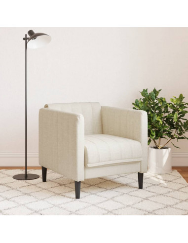 Poltrona Crema in Tessuto