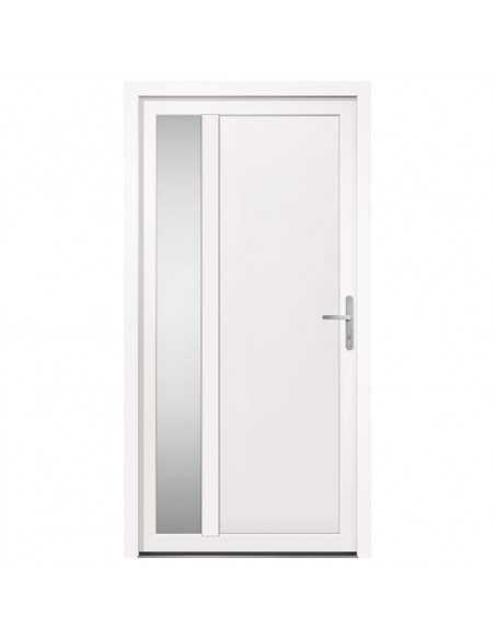 Porta Ingresso Bianca 108x208 cm in PVC