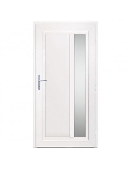 Porta Ingresso Bianca 108x208 cm in PVC
