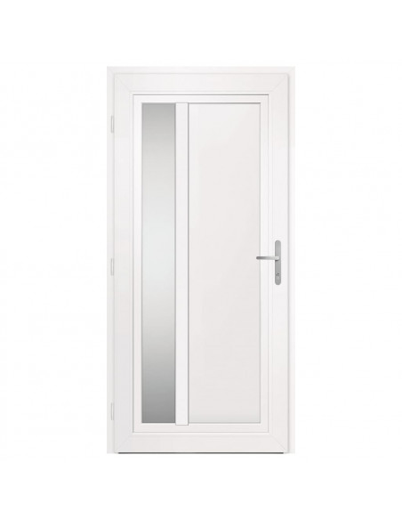 Porta Ingresso Antracite 98x208 cm in PVC