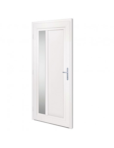 Porta Ingresso Antracite 98x208 cm in PVC