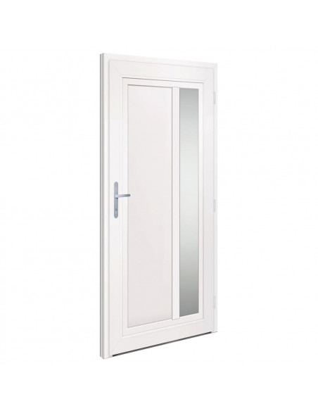 Porta Ingresso Antracite 98x200 cm in PVC
