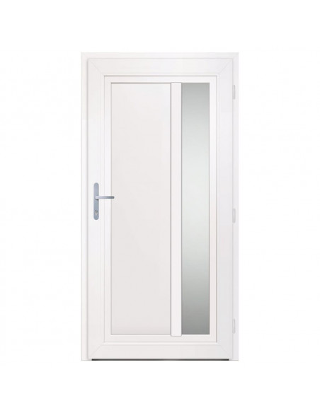 Porta Ingresso Antracite 98x200 cm in PVC