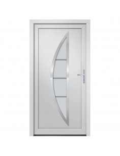 Porta Ingresso Bianca 98x190 cm in PVC 2