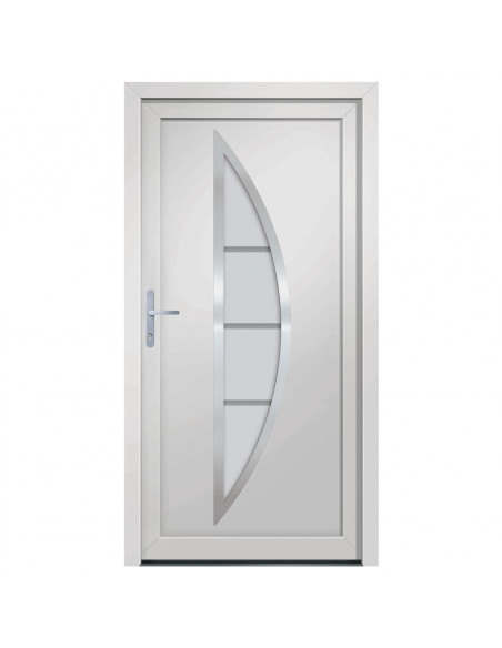 Porta Ingresso Bianca 108x208 cm in PVC
