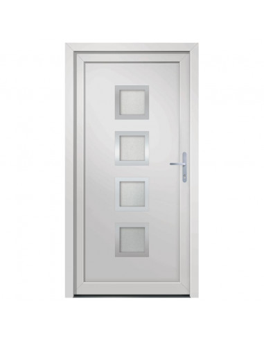 Porta Ingresso Bianca 98x200 cm in PVC