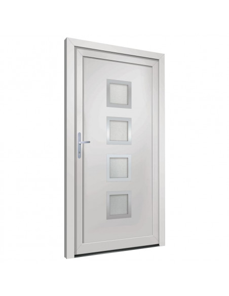 Porta Ingresso Bianca 98x200 cm in PVC