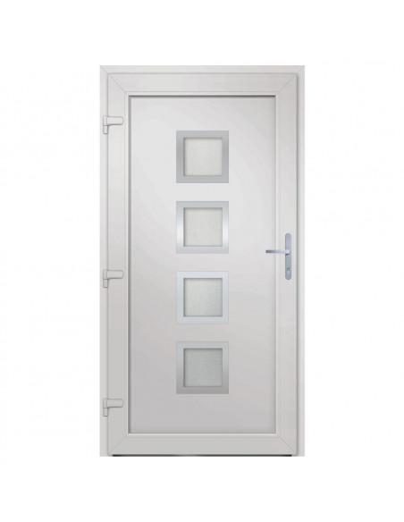 Porta Ingresso Bianca 98x200 cm in PVC