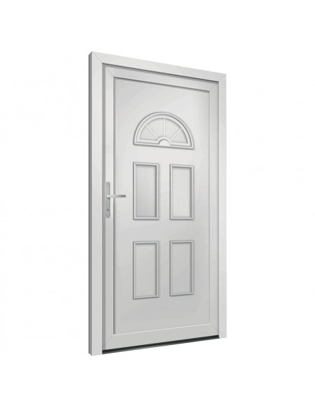Porta Ingresso Bianca 88x190 cm in PVC