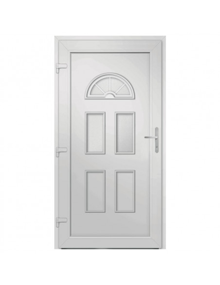 Porta Ingresso Bianca 88x190 cm in PVC