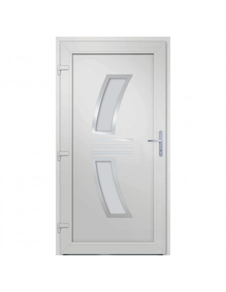 Porta Ingresso Bianca 88x200 cm in PVC