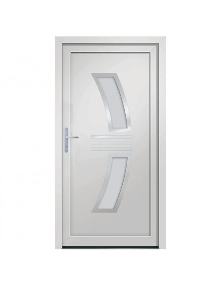 Porta Ingresso Bianca 98x208 cm in PVC