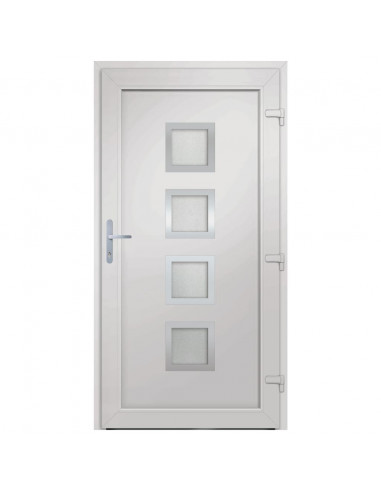 Porta Ingresso Antracite 98x208 cm in PVC
