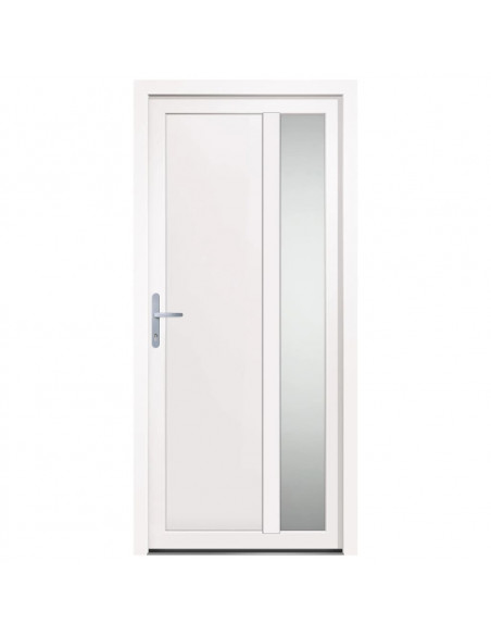 Porta Ingresso Bianca 98x208 cm in PVC