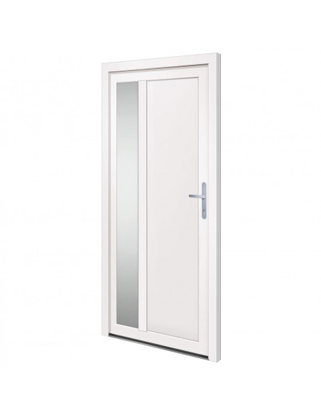 Porta Ingresso Bianca 98x200 cm in PVC