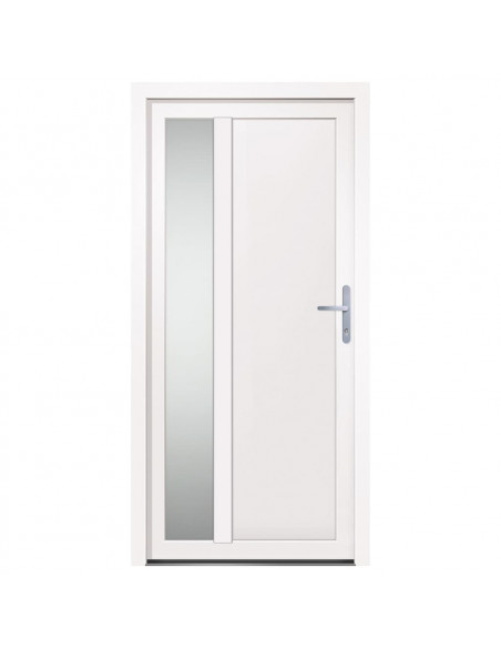 Porta Ingresso Bianca 98x200 cm in PVC