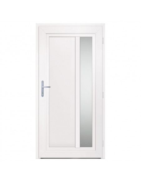 Porta Ingresso Bianca 98x200 cm in PVC