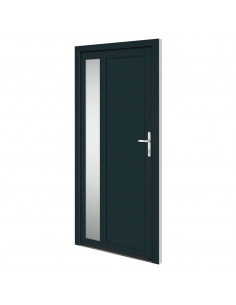 Porta Ingresso Antracite 98x208 cm in PVC 2