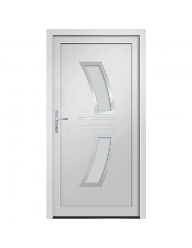 Porta Ingresso Bianca 98x200 cm in PVC